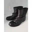 Leather buckled boots MINELLI