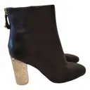 Leather ankle boots MINELLI