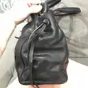 Leather satchel Miu Miu