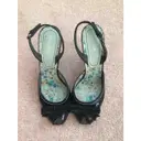 Buy Miu Miu Leather sandals online - Vintage