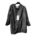 Leather coat MM6