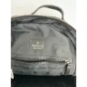 Leather backpack Moncler