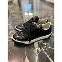 Buy Moncler Leather trainers online
