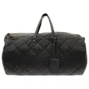 Leather travel bag Moncler
