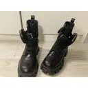 Buy Prada Monolith leather biker boots online