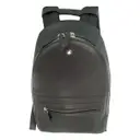 Leather backpack Montblanc