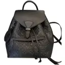 Montsouris leather backpack Louis Vuitton - Vintage