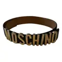Leather belt Moschino