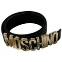 Leather belt Moschino