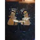 Leather sandals Moschino Cheap And Chic