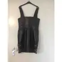 Buy Moschino Leather mini dress online