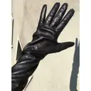 Leather long gloves Moschino