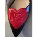 Leather heels Moschino