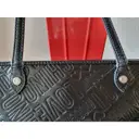 Leather tote Moschino Love