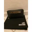 Leather wallet Moschino Love