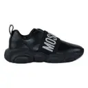Leather trainers Moschino