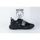 Leather trainers Moschino