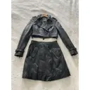 Leather trench coat Muubaa