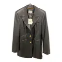 Leather jacket Nanushka
