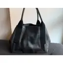 Balenciaga Navy cabas leather tote for sale