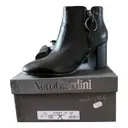 Leather ankle boots NERO GIARDINI