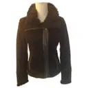 Leather coat Oakwood