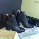 Leather western boots Off-White