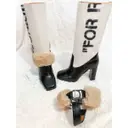 Leather boots Off-White
