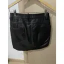 Buy One Teaspoon Leather mini skirt online