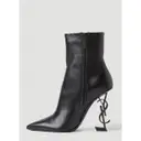Buy Saint Laurent Opyum leather ankle boots online