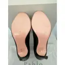 Leather heels Pablo