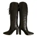 Leather cowboy boots PARIS TEXAS