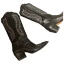 Leather cowboy boots PARIS TEXAS