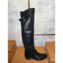 Buy Patrizia Pepe Leather biker boots online