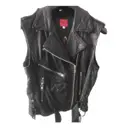 Leather biker jacket Paul Smith