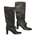 Leather boots Paule Ka