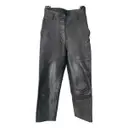 Leather straight pants Petar Petrov