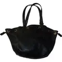 Leather handbag Petite Mendigote