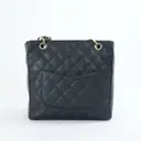 Buy Chanel Petite Shopping Tote leather handbag online
