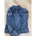 Leather biker jacket Philipp Plein