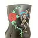 Pilar Brod leather cowboy boots Zadig & Voltaire