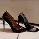 Leather heels Pinko