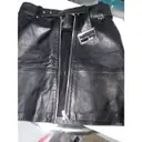 Leather mini skirt Pinko