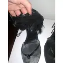 Leather heels Plein Sud