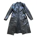 Leather coat Pollini