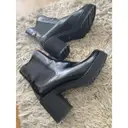 Leather ankle boots Prada