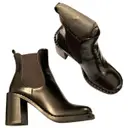 Leather ankle boots Prada