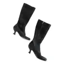 Leather boots Prada