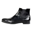 Leather boots Prada - Vintage