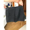 Leather mini skirt Prada